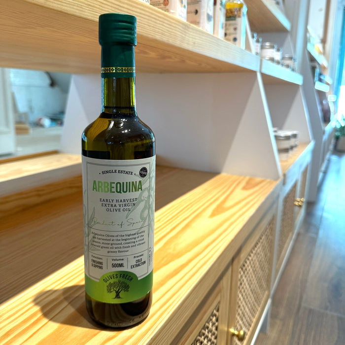 Arbequina Extra Virgin Olive Oil 500ml - Tayyib Store - Olives Fresh - Lahore