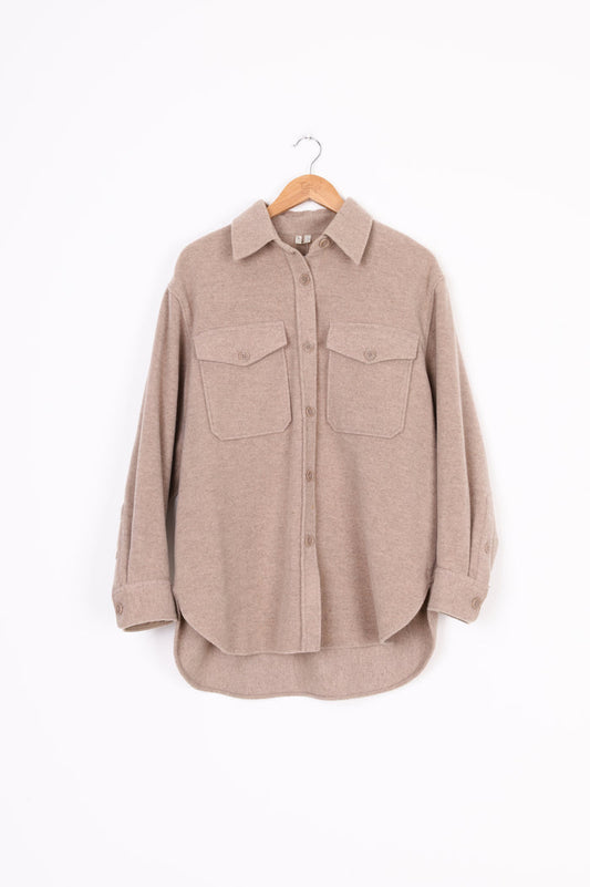 Arket Womens Beige Jacket Size 14