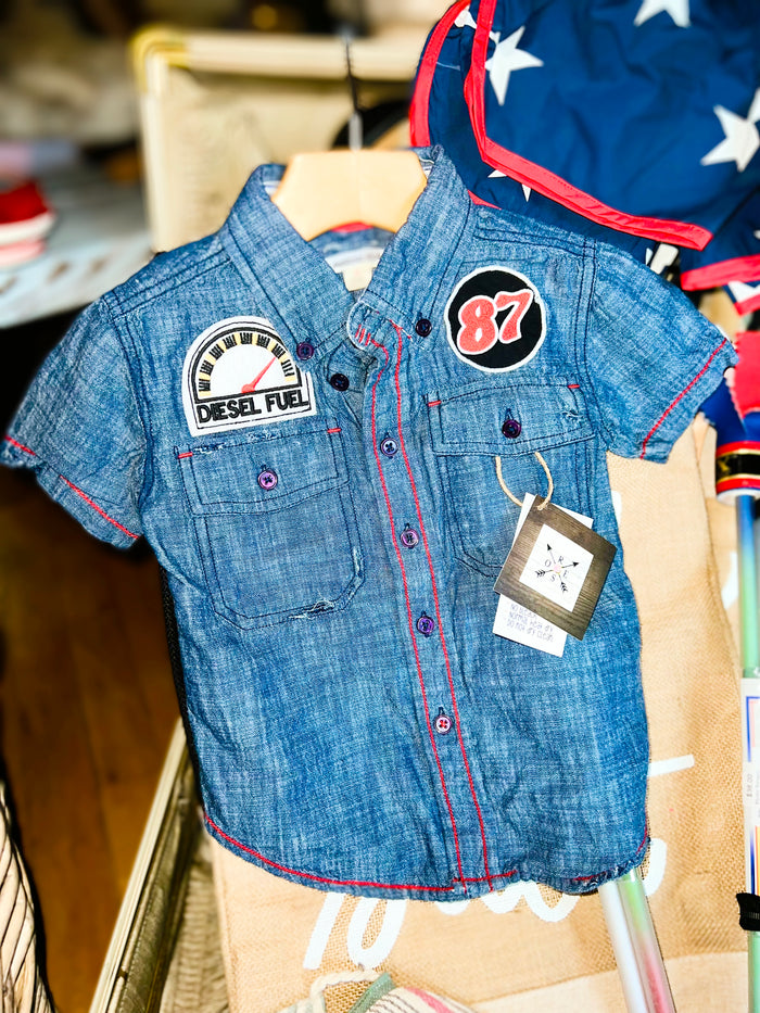 Arrow Rose Co. Denim original T-Shirt patch