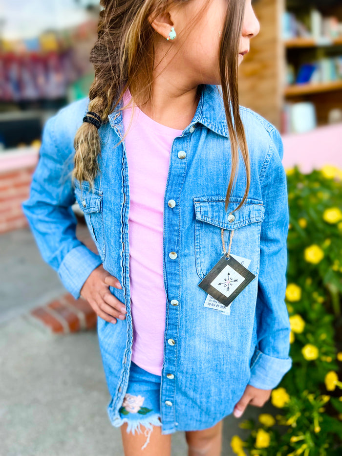 Arrow Rose Co. Denim original T-Shirt patch