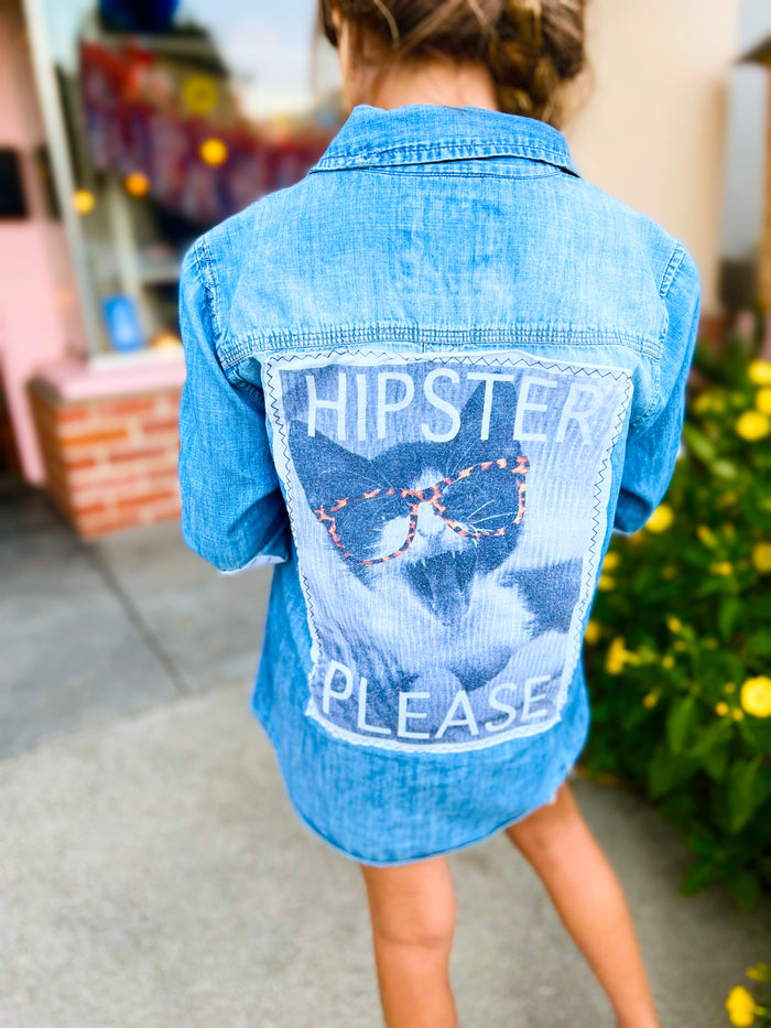 Arrow Rose Co. Denim original T-Shirt patch