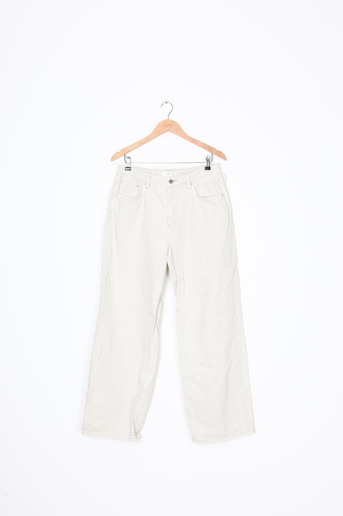 Assembly Label Mens Cream Jeans Size W 30