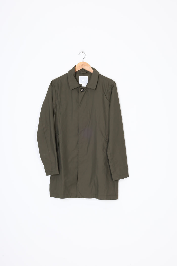 Asuwere Mens Green Coat Size S
