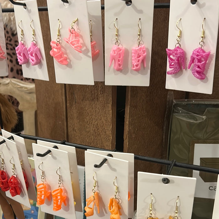 Barbie Shoe Earrings