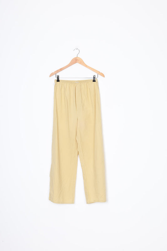 Base Range Womens Yellow Pants Size S
