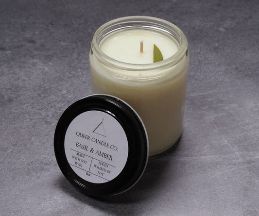 Basil and Amber Candle