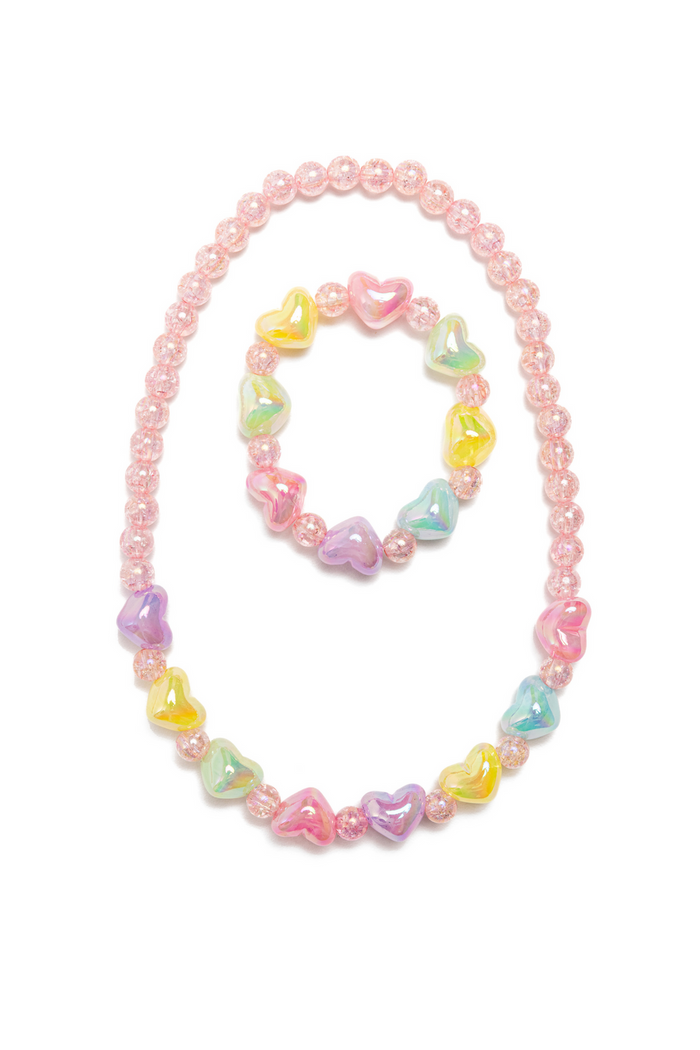 Bauble Bliss Necklace & Bracelet Set, 2pc
