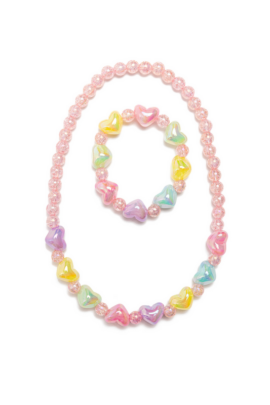 Bauble Bliss Necklace & Bracelet Set, 2pc