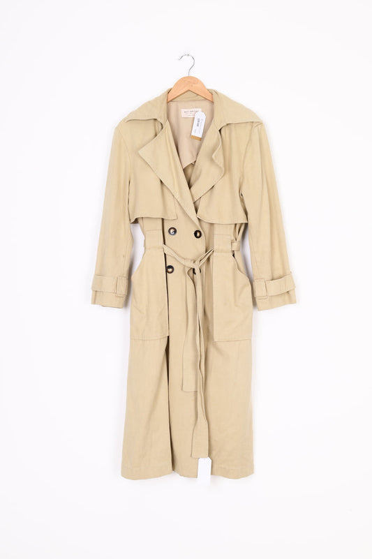 Bec + Bridge Womens Beige Coat Size 6