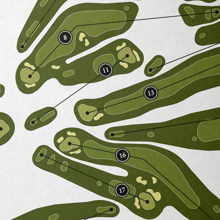 Birch Creek Golf Club | Golf Course Map | Close Up