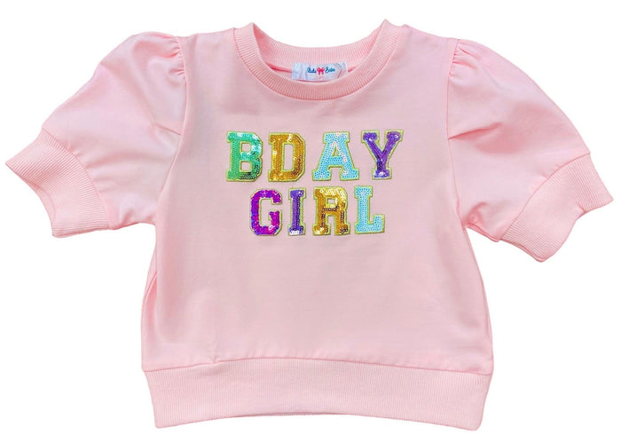 Birthday Puff Shirt/Pink