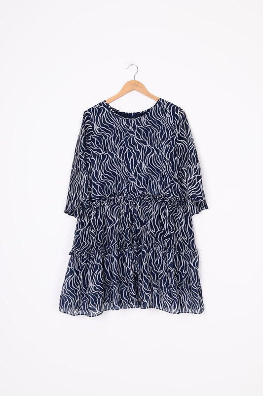 Blak luxe Womens Blue Dress Size 14