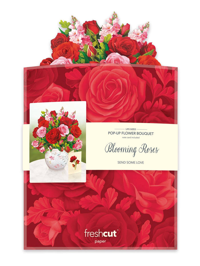 Blooming Roses  |  Pop-up Greeting Cards