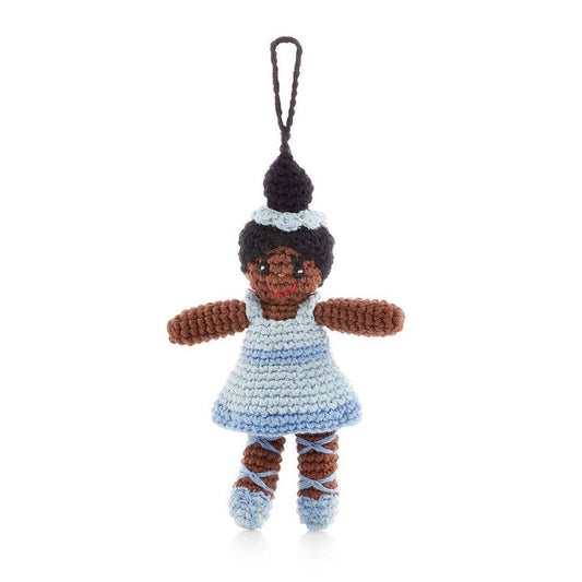 Blue Ballerina Ornament