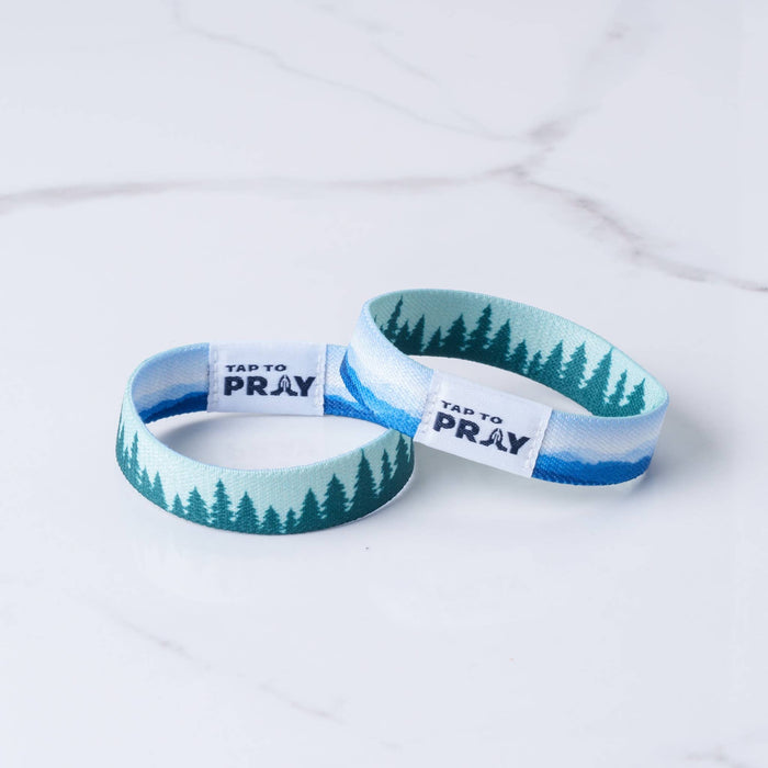 Blue Mountains & Forests | Tap To Pray® Wristband