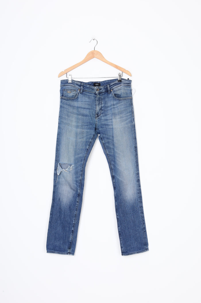 Boss by Hugo Boss Mens Blue Jeans Size W 34