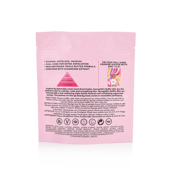 Bubblegum PediPOP Buffer Bits