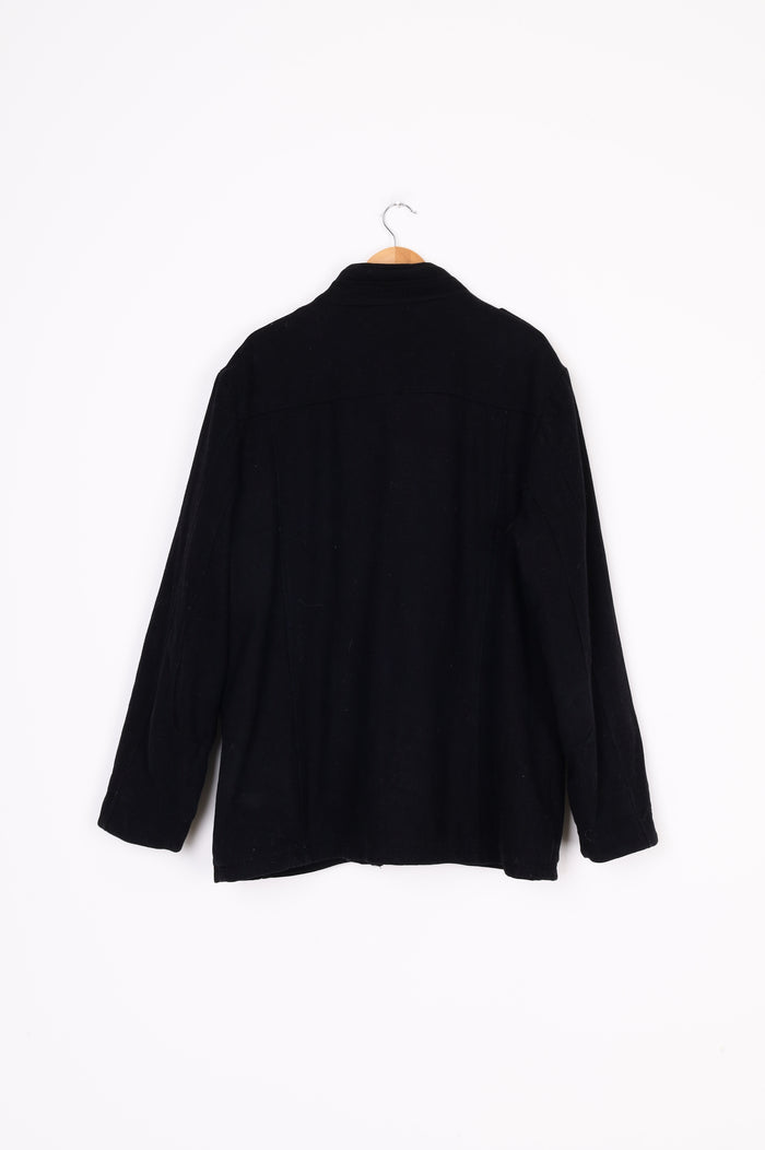 Calvin Klein Mens Black Jacket Size XXL
