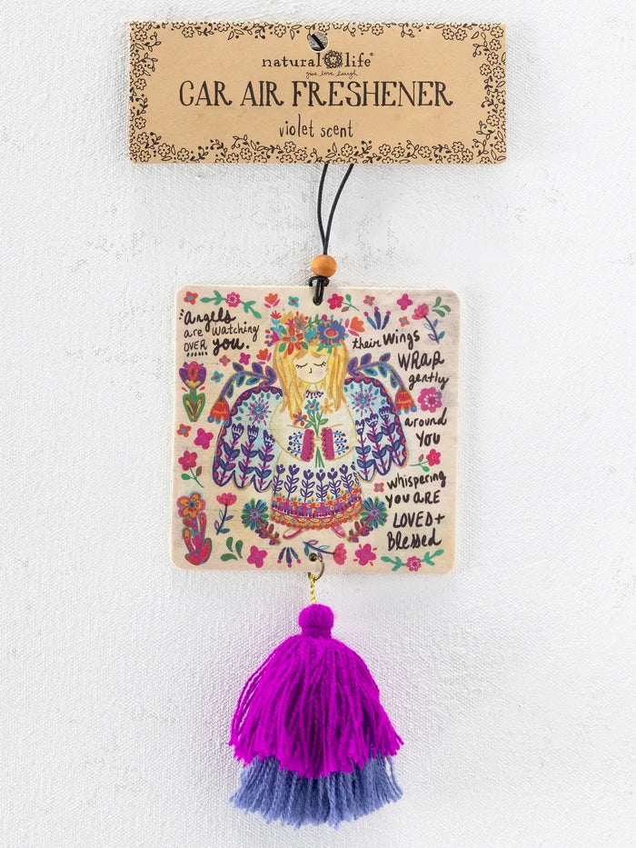 Car Air Freshener - Angels Watching-view 2