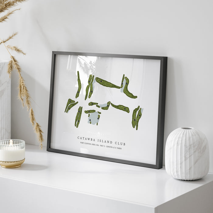 Catawba Island Club | Golf Course Map | On Table