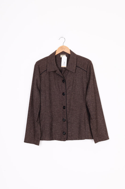 Cedar Bay - Vintage Womens Brown Jacket Size 16