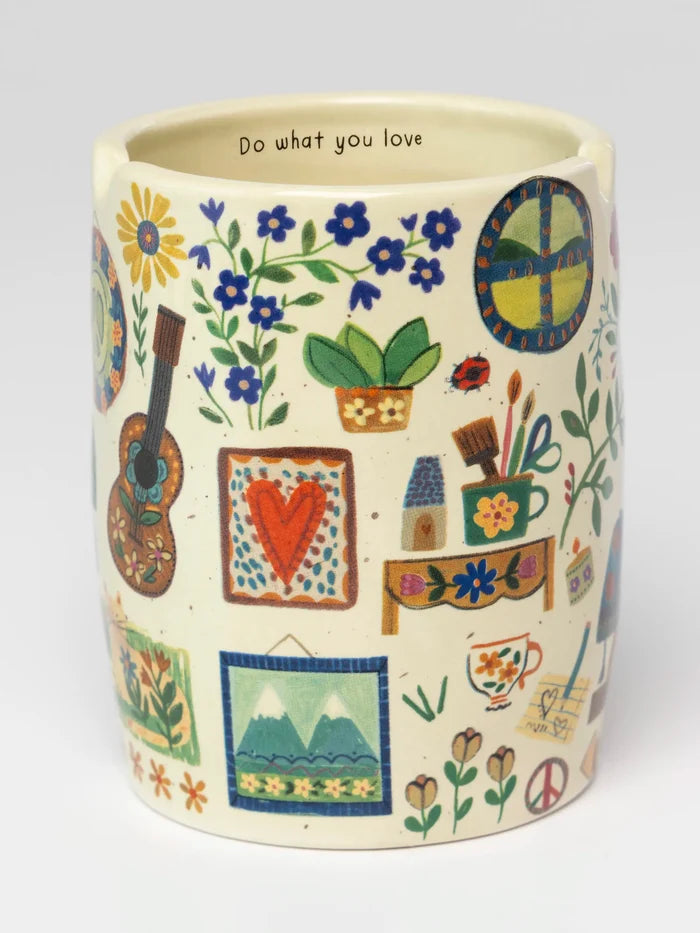 Ceramic Painter's Cup - Do What You Love-view 3