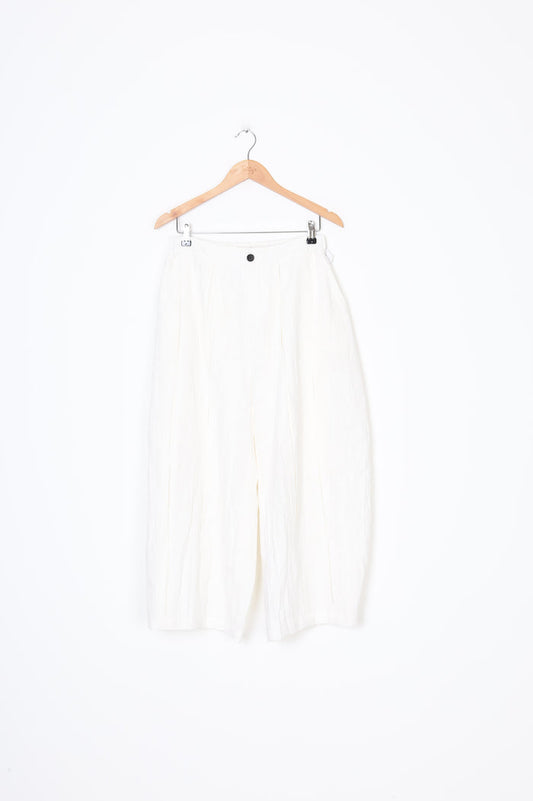 Chan Ran Womens White Pants Size S