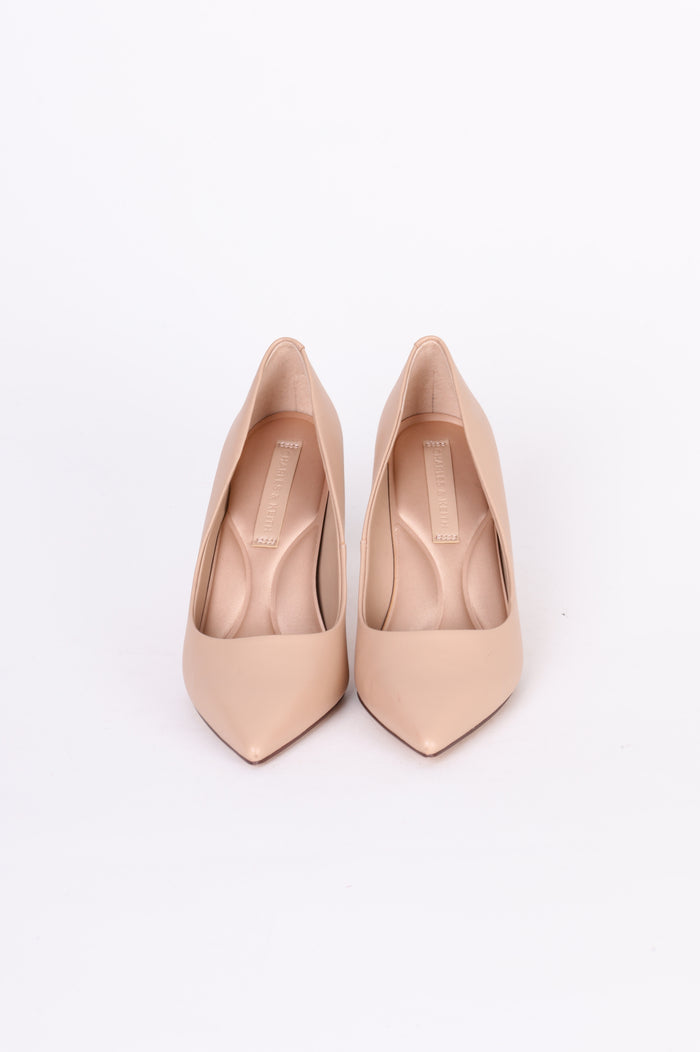 Charles & Keith Womens Beige Heels Size EU 35