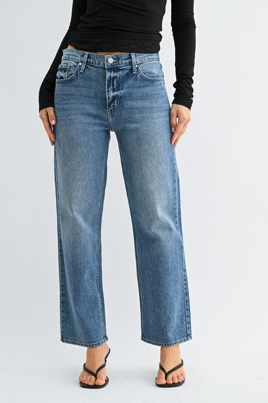 Classic Straight Leg - Medium Denim