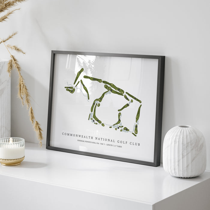 Commonwealth National Golf Club | Golf Course Map | On Table