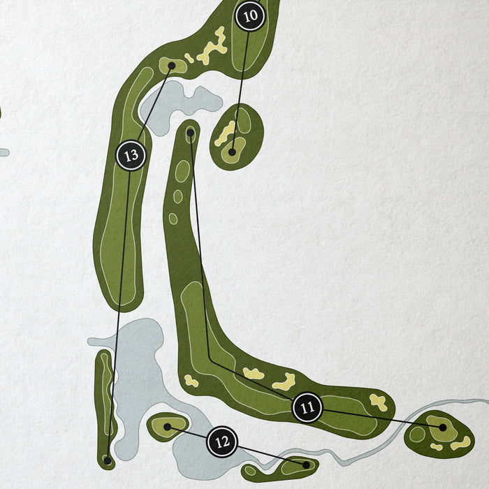 Commonwealth National Golf Club | Golf Course Map | Close Up