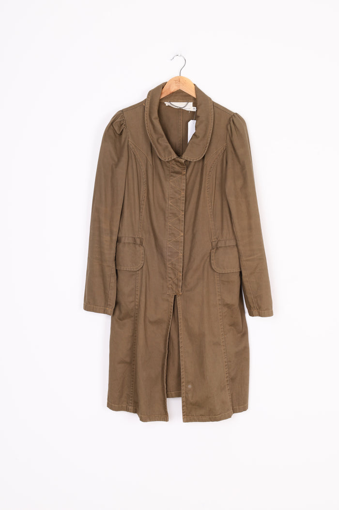 Cooper by Trelise Womens Green Coat Size 14