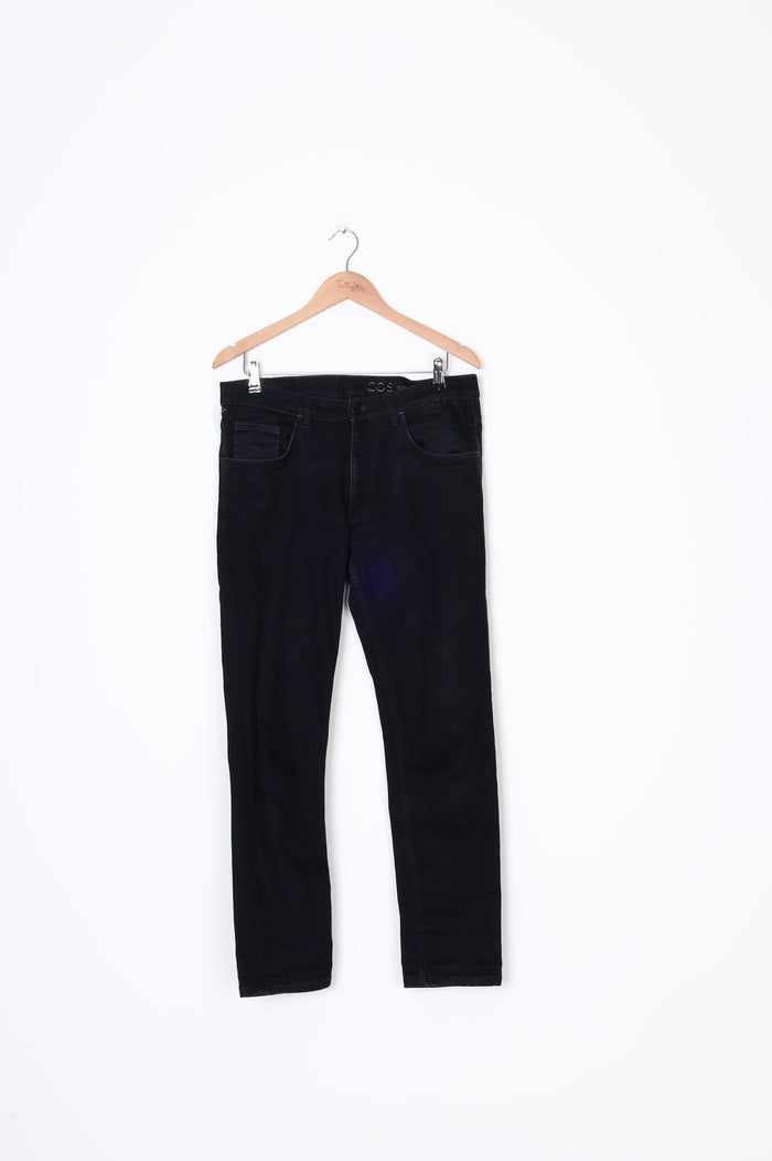 Cos Mens Black Jeans Size W 32