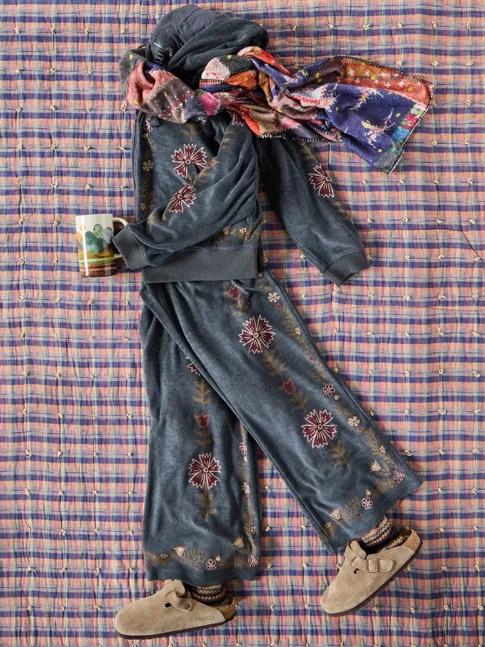 Cozy Blanket Scarf - Brimfield Patchwork Multi-view 4