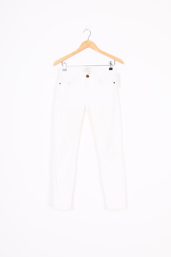 Current Elliott Womens White Jeans Size W 25