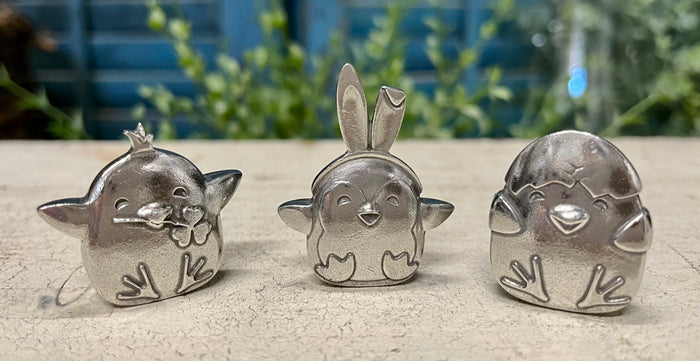 Danforth Pewter Wobble Chick - Poppy