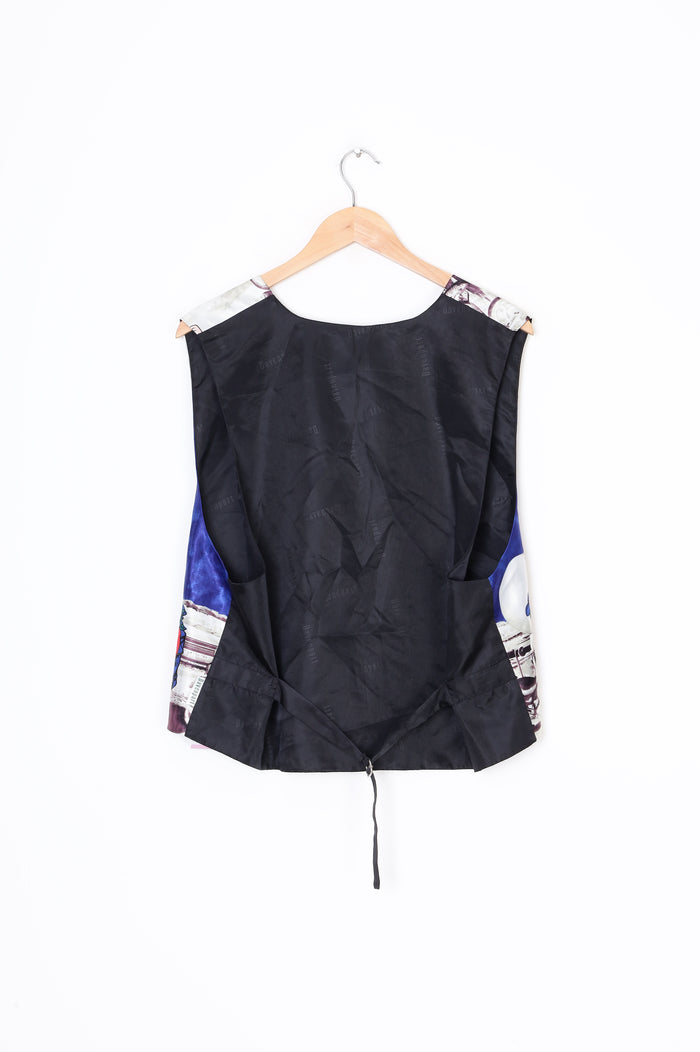 Davenport Mens Black Waistcoat Size 2