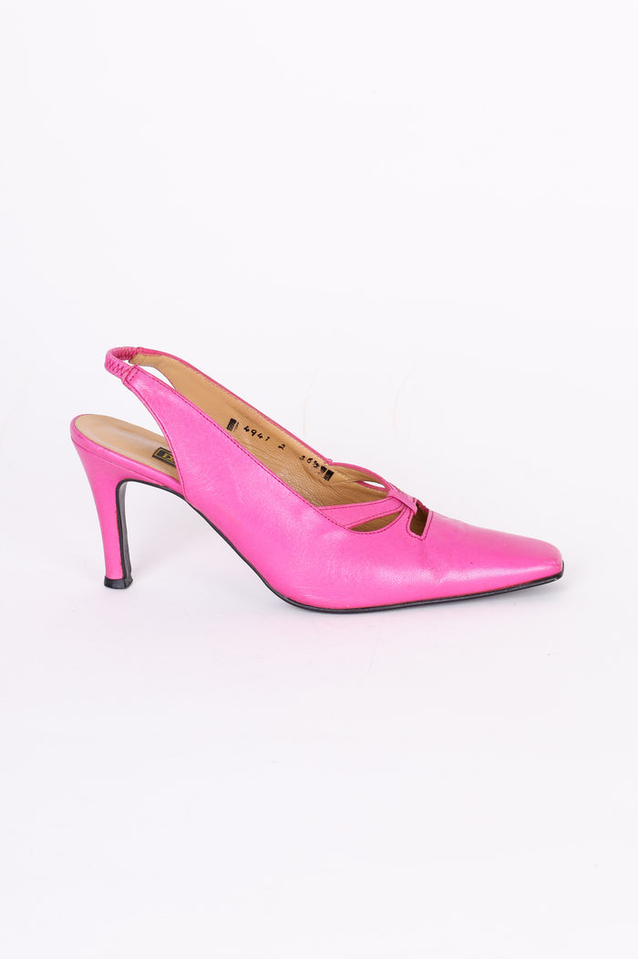 David Elman Womens Pink Heels Size EU 36.5