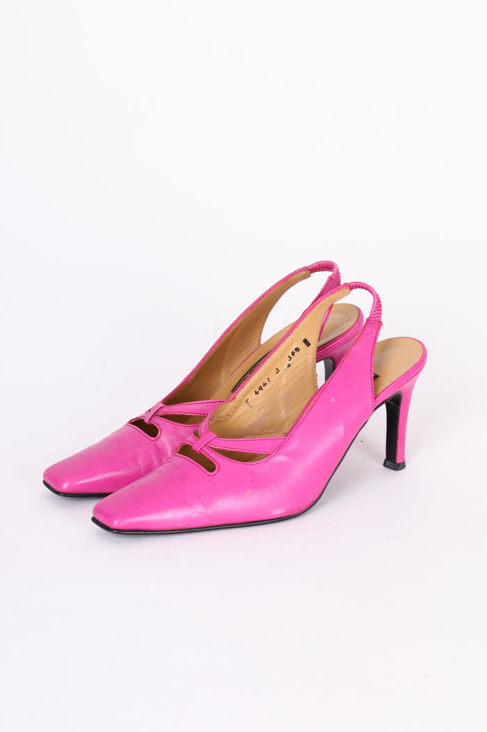 David Elman Womens Pink Heels Size EU 36.5