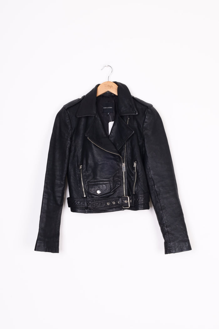 Decjuba  Womens Black Jacket Size 6