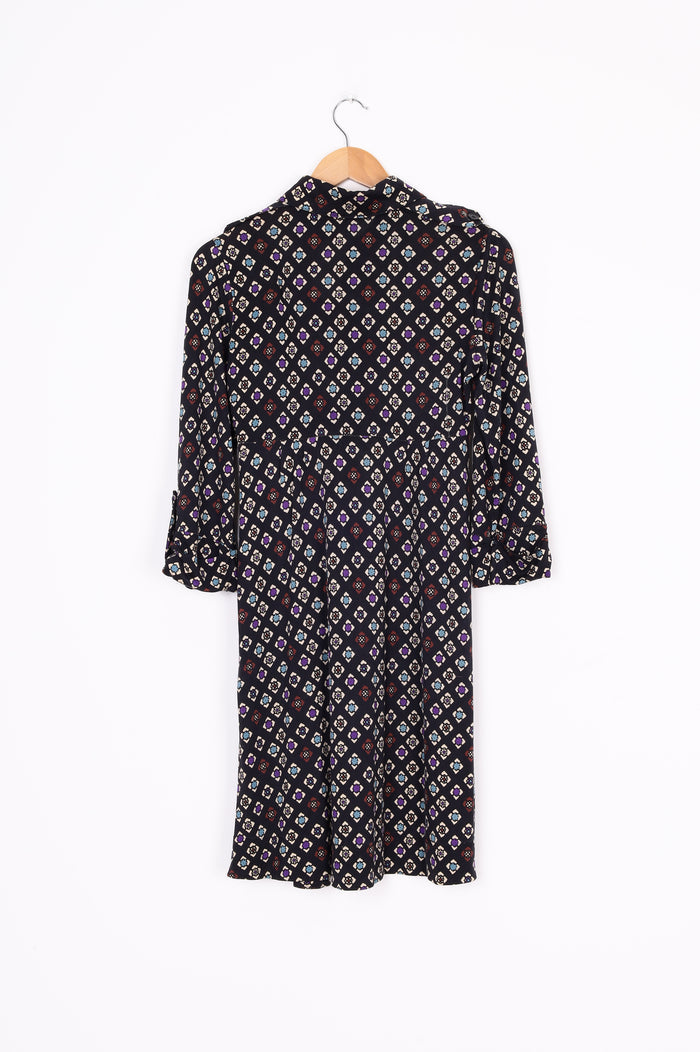 Diane von Furstenberg Womens Black Dress Size 6