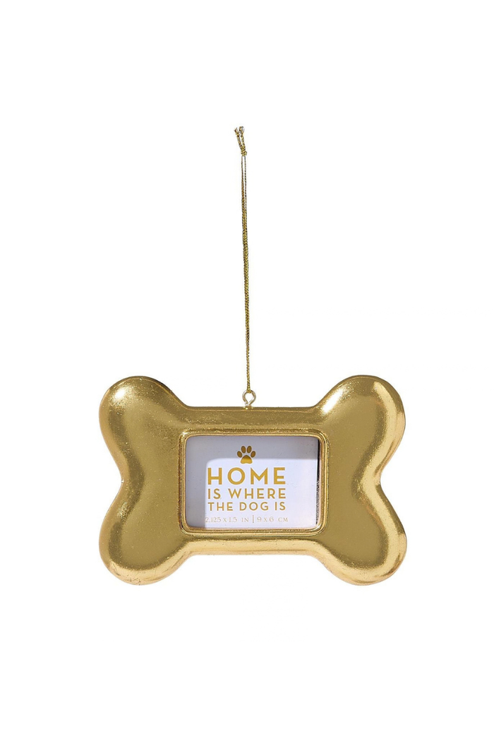 Dog Bone Photo Frame Ornament