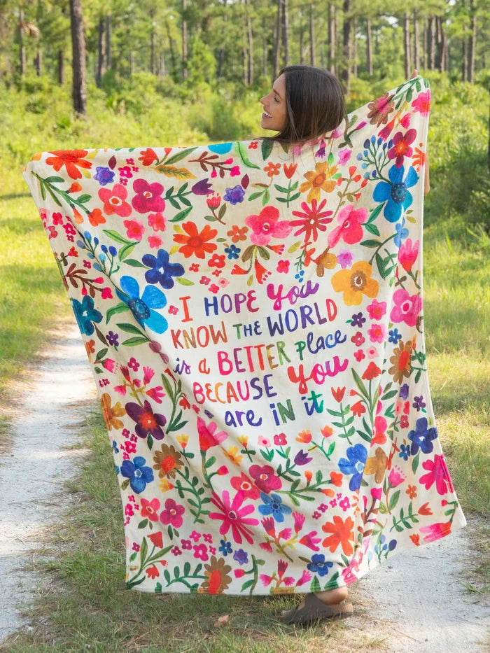 Double-Sided Cozy Throw Blanket - Victoria Quilt Multi-view 1