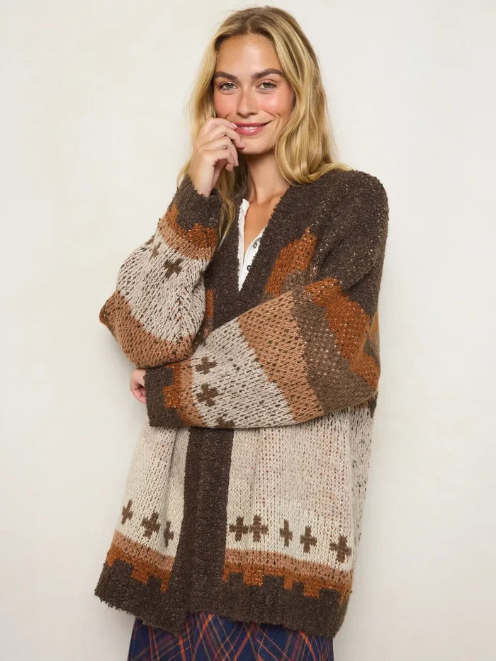 Dreamer Reversible Cardigan Sweater - Horse-view 3