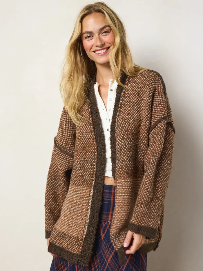 Dreamer Reversible Cardigan Sweater - Horse-view 7