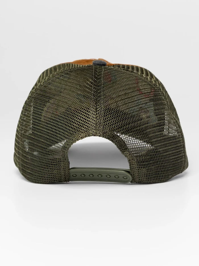Embroidered Trucker Hat - Camel-view 4