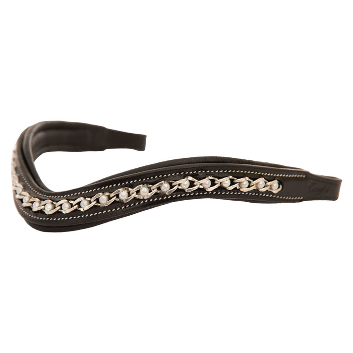 ExionPro Designer Spiral White Pearl Crystal Browband