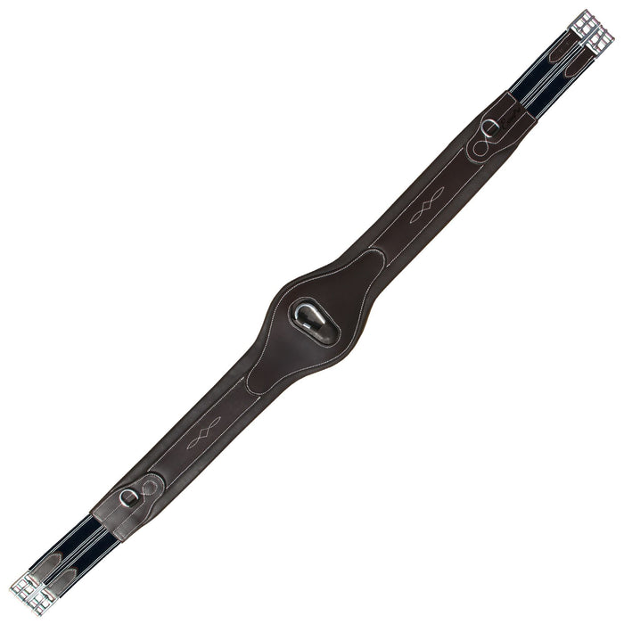 ExionPro 'Joint' Over Lay Girth - Navy Blue Elastic with White Lines
