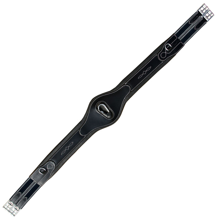 ExionPro 'Joint' Over Lay Girth - Navy Blue Elastic with White Lines