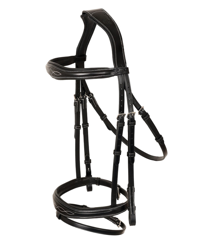 ExionPro 'Perseus' Anatomical Jumping Bridle with Reins